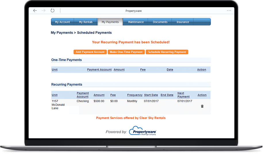 Accounting Online Payments